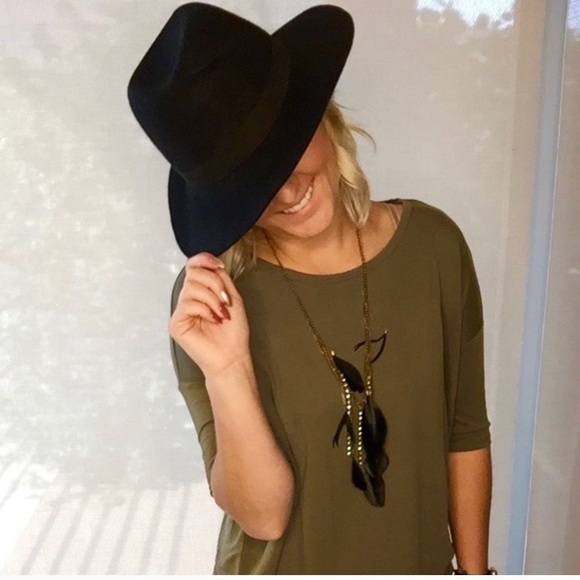 Black fedora hat - Picture 2 of 6